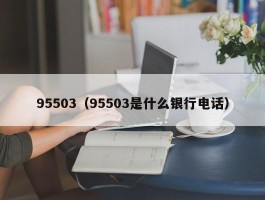 95503（95503是什么银行电话）