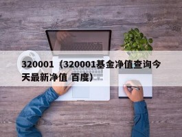 320001（320001基金净值查询今天最新净值 百度）