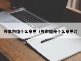 股票市值什么意思（股市值是什么意思?）