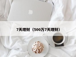 7天理财（500万7天理财）