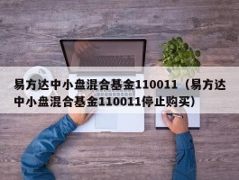 易方达中小盘混合基金110011（易方达中小盘混合基金110011停止购买）