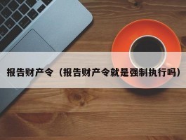 报告财产令（报告财产令就是强制执行吗）