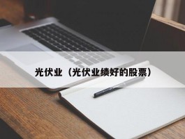 光伏业（光伏业绩好的股票）